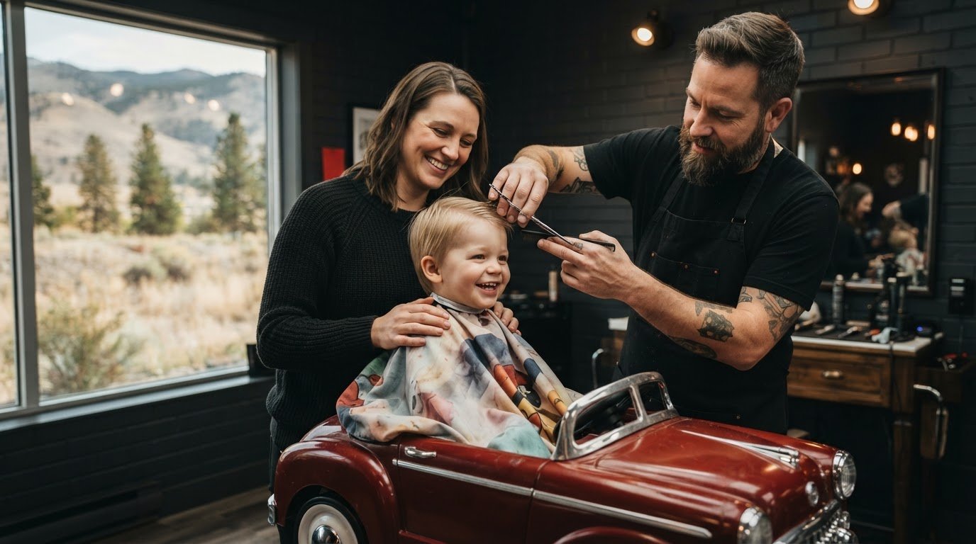 Kids Haircuts in Kamloops: First Cuts, Booking and Prices